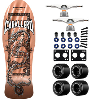 Powell Peralta Skateboard Cab Chinese Dragon Copper Foil / Independent/ Rat Bones Black
