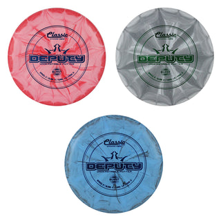 Dynamic Disc Golf Classic Blend Burst Deputy Putter 3/4/-1.5/0 - Choose Exact Disc