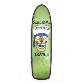 Dogtown Deck Suicidal Skates Punk Skull 70's Classic Green Old School