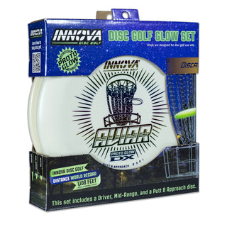 Innova Disc Golf Glow in the Dark Set - Proto Glow DX Aviar, Fox, Lynx - 3 Pack Set