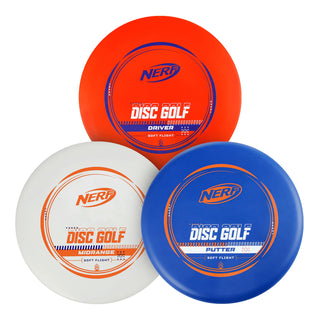 Prodigy Disc Golf Nerf Soft Flight - 3 Disc Set - Putter, Midrange, Driver