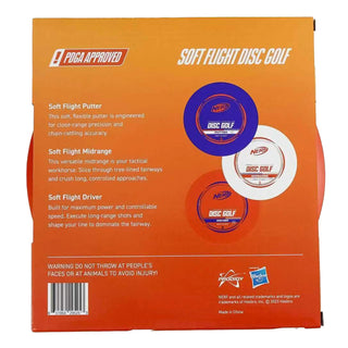 Prodigy Disc Golf Nerf Soft Flight - 3 Disc Set - Putter, Midrange, Driver