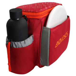 Axiom Discs Disc Golf Shoulder Bag - Cell Orange/Ruby - Holds 12 Discs