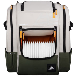 Axiom Discs Disc Golf Backpack Bag - Voyager Lite Backpack - Beige/Olive