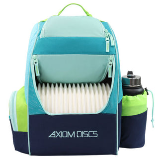 Axiom Discs Disc Golf Backpack Bag - Shuttle Backpack Velcro Edition - Mint/Dark Aqua