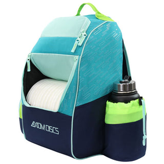 Axiom Discs Disc Golf Backpack Bag - Shuttle Backpack Velcro Edition - Mint/Dark Aqua