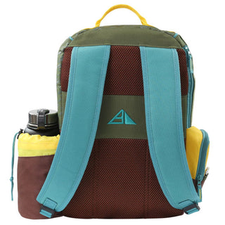 Axiom Discs Disc Golf Backpack Bag - Shuttle Backpack Velcro Edition - Olive/Tropic/Gold