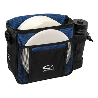 Latitude 64 Disc Golf Slim Hex Shoulder Bag Navy