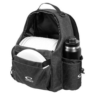 Latitude 64 Disc Golf Swift Hex Backpack Bag Black
