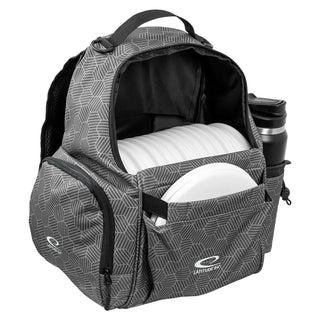 Latitude 64 Disc Golf Swift Hex Backpack Bag Gray