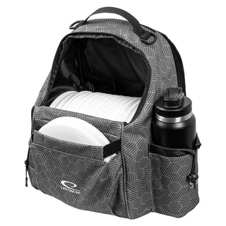 Latitude 64 Disc Golf Swift Hex Backpack Bag Gray