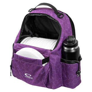 Latitude 64 Disc Golf Swift Hex Backpack Bag Purple