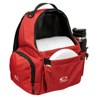 Latitude 64 Disc Golf Swift Hex Backpack Bag Red