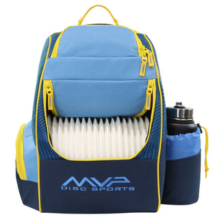 MPV Discs Disc Golf Backpack Bag - Shuttle Backpack Velcro Edition - Cobalt/Midnight