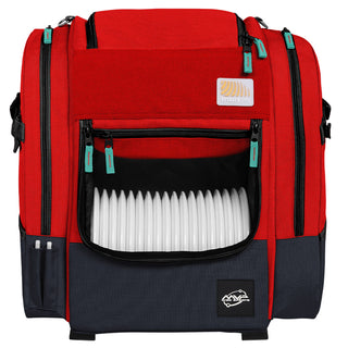 MVP Disc Golf Bag Voyager Pro Backpack Red