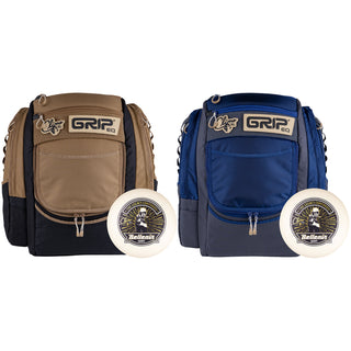 Climo Discs X GRIPeq ATS Disc Golf Bag - with Double-Foil Glow Trophy Line Belleair - Choose Color