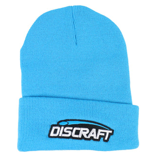 Discraft Disc Golf Logo Cuff Beanie - Light Blue