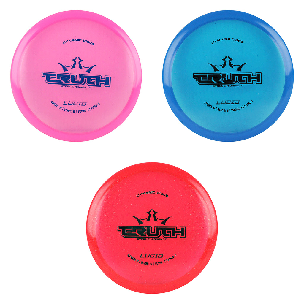 Truth Dynamic Disc Dynamic Disc Golf Lucid Truth Midrange 5/5/-1/1 - Choose Exact Disc ...