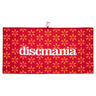 Discmania  Disc Golf Microfiber Waffle Towel - Red/Yellow