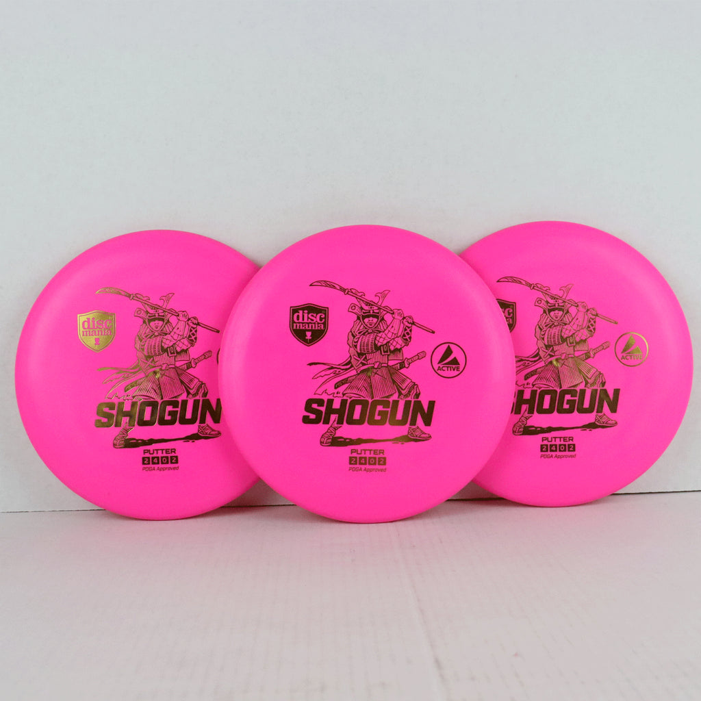 Disc Golf Putter Pack Discmania Active Shogun Bulk Lot of 3 Discs Pink ...