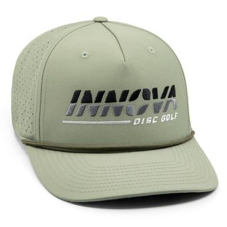 Innova Disc Golf Big Burst Tech Rope Hat Olive