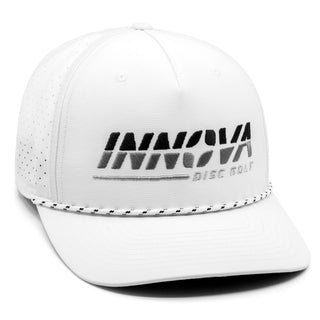 Innova Disc Golf Big Burst Tech Rope Hat White
