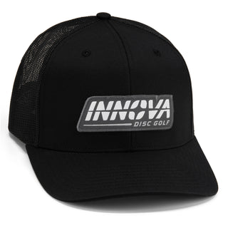 Innova Disc Golf Burst Woven Patch Trucker Hat Black