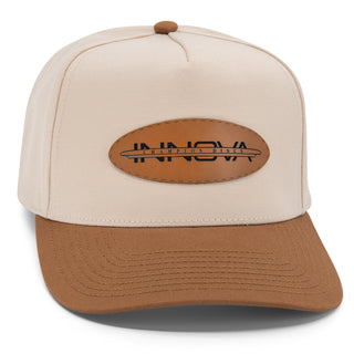 Innova Disc Golf Bar Stamp Patch Hi-Pro Hat Cream/Caramel
