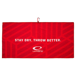 Latitude 64  Disc Golf Microfiber Waffle Towel - Stay Dry Hex