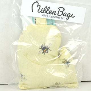 Mitten Bags Disc Golf Clay Grip Sack - Moisture Absorbing Bag - Bumblebees