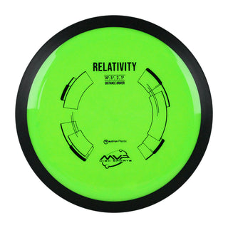 MVP Disc Golf Neutron Relativity Distance Driver 14.5/5.5/-3/1.5 Neon Green 175 grams