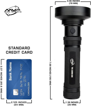 MVP Disc Golf UV Flashlight for Glow in the Dark Discs Night Disc Golf - Choose Size