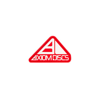 MVP Disc Sports Disc Golf PVC Patches - Axiom Logo Red/White 2.5"