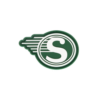 MVP Disc Sports Disc Golf PVC Patches - Streamline S Logo Green 2.5"