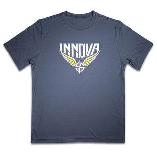 Innova Disc Golf T-Shirt Rally Performance Tee Iron Gray