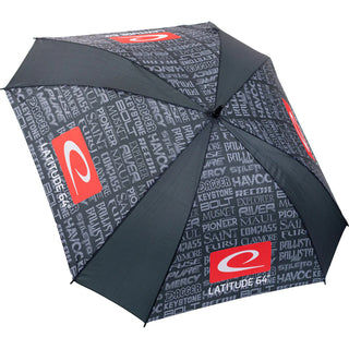 Latitude 64 Disc Golf 60" Arc Umbrella Logo Monster