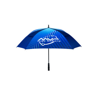 MVP Disc Golf Large UV Square Umbrella - Blue