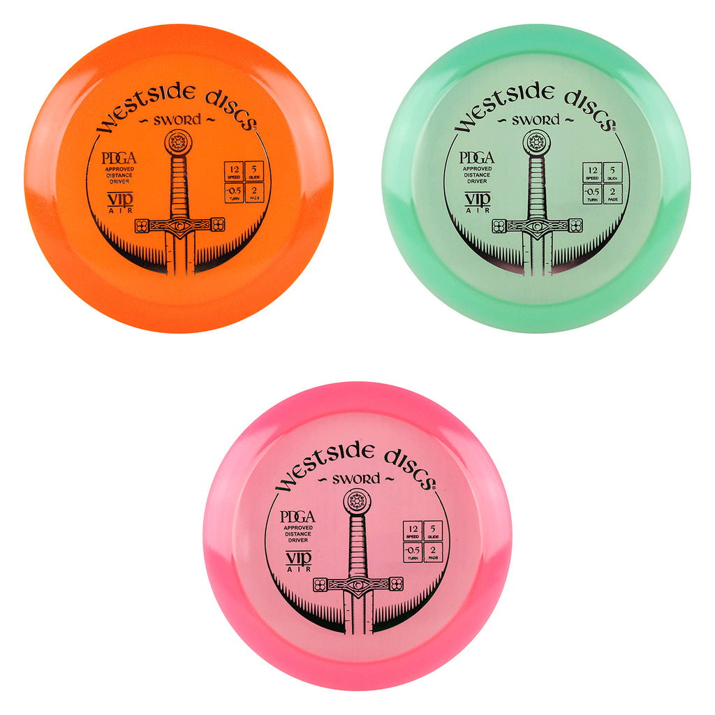 Westside Disc Golf VIP Air Sword Distance Driver 12/5/-0.5/2 - Choose ...