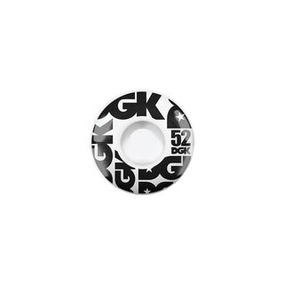 DGK Skateboard Wheels 52mm Street Formula 101A White