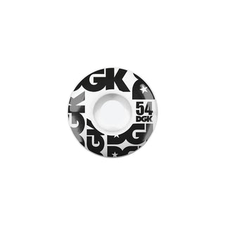 DGK Skateboard Wheels 54mm Street Formula 101A White
