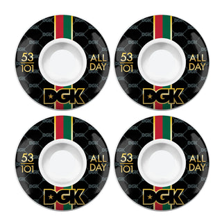 DGK Skateboard Wheels 53mm Primo 101A White