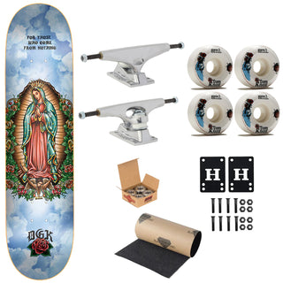 DGK Premium Skateboard Grace Sky 8.25" Krux Trucks, SML Wheels, Indy Bearings