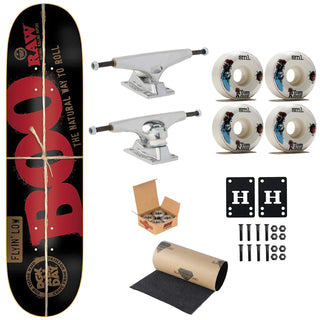 DGK Premium Skateboard Johnson Raw 8.25" Krux Trucks, SML Wheels, Indy Bearings