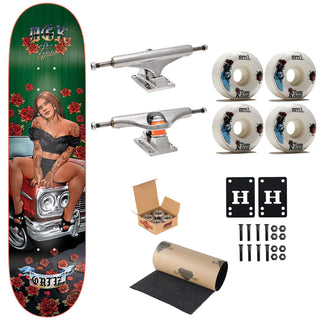 DGK Premium Skateboard Ortiz Around the Way 8.1" Independent Trucks, SML Wheels, Indy Bearings