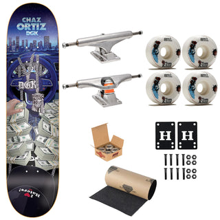 DGK Premium Skateboard Ortiz POV 8.1" Independent Trucks, SML Wheels, Indy Bearings