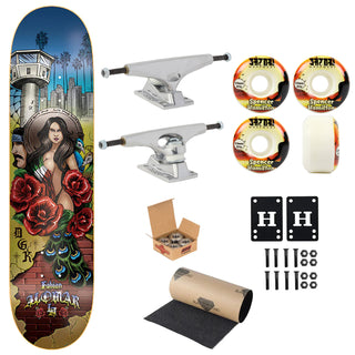 DGK Premium Skateboard Alomar Street Soldier 8.25" Krux Trucks, Satori Wheels, Indy Bearings