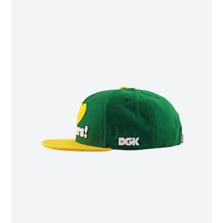 DGK Skateboards Hat Haters Snapback Green/Yellow