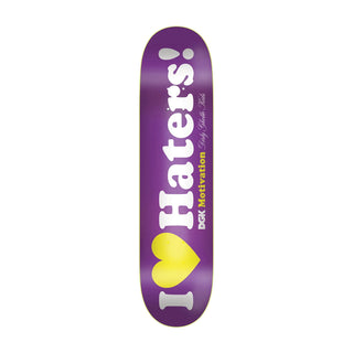 DGK Skateboard Deck Haters Purple 8.06" x 31.85"