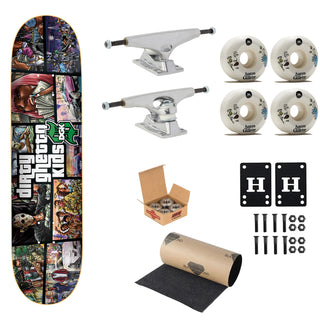 DGK Premium Complete Skateboard Scrapbook 8.25" Ft. Krux/SML/Independent
