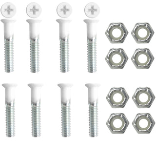 Dimebag Hardware 1" Phillips White